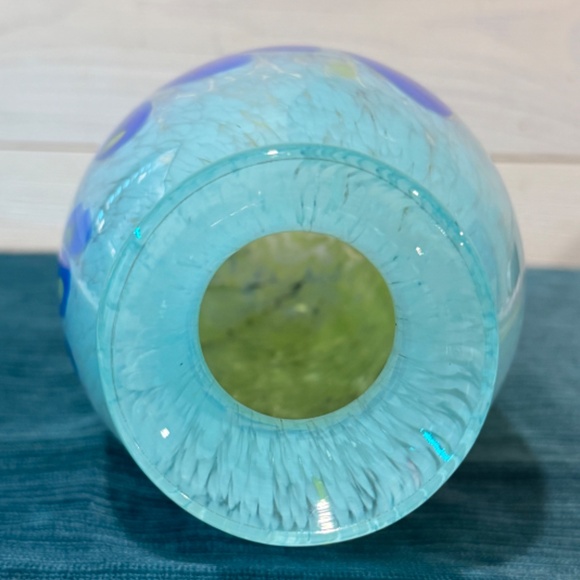 Hand Blown Glass Art Deco Spring Garden - Picture 8 of 10